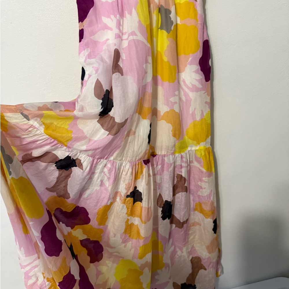 Maeve by Anthropologie Pink and Yellow Floral Maxi Dress - Picture 6 of 14